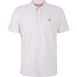 Tom Tailor Ανδρική Μπλούζα Polo Κοντομάνικη Λευκή 1027713-20000