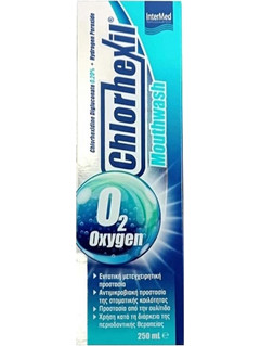 InterMed Chlorhexil Oxygen Στοματικό Διάλυμα κατά της Ουλίτιδας & της Περιοδοντίτιδας 250ml