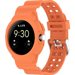 Techsuit W065 Λουράκι Σιλικόνης Orange (Google Pixel Watch)