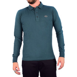 Replay Ανδρική Μπλούζα Polo Μακρυμάνικη Πετρόλ M3264.00020623.738