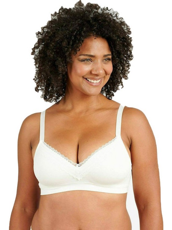 Sans Complexe Bralette χωρίς Μπανέλα Λευκό 56LAG98