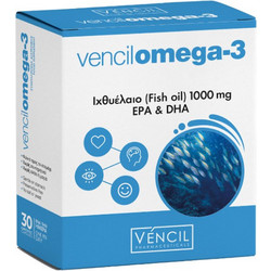 Vencil Omega-3 Ιχθυέλαιο 30 Κάψουλες