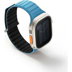 Uniq Revix Evo Reversible Λουράκι Σιλικόνης Blue / Light Blue (Apple Watch 42 / 44 / 45mm)