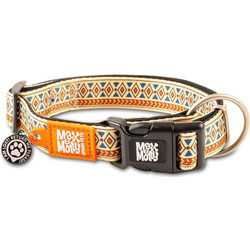 Max & Molly Ethnic Κολάρο Σκύλου Πορτοκαλί 1.5x28-45cm