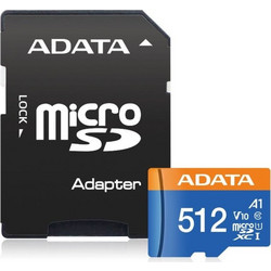 Adata microSDHC 512GB Class 10 U1 V10 UHS-I A1 + Adapter