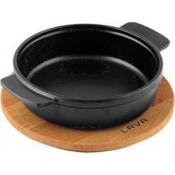 Lava Πυρίμαχο Κεραμικό Σκεύος Στρογγυλό 14cm LVECOGV14K