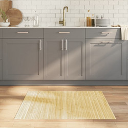vidaXL Χαλί Ορθογώνιο Καλοκαιρινό Baboo 80x100cm 376771 Ανοιχτό Φυσικό