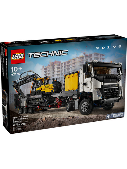Lego Technic Volvo FMX Truck & EC230 Electric Excavator για 10+ Ετών 42175