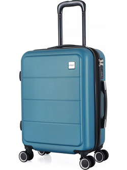 Ankor 836239 Βαλίτσα Καμπίνας 55x37x21cm με 4 Ρόδες Πετρόλ