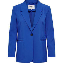 Only Γυναικείο Σακάκι Μακρύ Υφασμάτινο Royal Blue 15310964