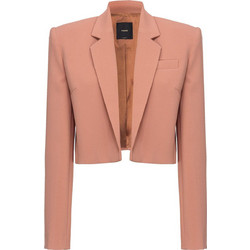 Pinko Eliana Γυναικείο Σακάκι Κοντό Υφασμάτινο Ροζ 1026037624-L44