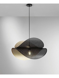 LUCE Ambiente I-Rhei-Dot-S50 Κρεμαστό Φωτιστικό Οροφής Μονόφωτο E27 Μαύρο
