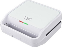 Adler AD 3070W Τοστιέρα με Αποσπώμενες Πλάκες για 2 Τοστ 850W