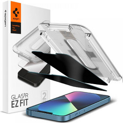 Spigen GLAS. TR EZ Fit Privacy Tempered Glass 2-pack (iPhone 13 / 13 Pro / iPhone 14)