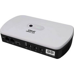 Well Hale Mini UPS 36W 5-24V με 6 Θύρες LAN / PoE / USB-A / DC
