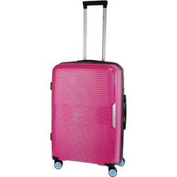 Dielle 180 Βαλίτσα Μεσαία 65x42x27cm με 4 Ρόδες Φούξια