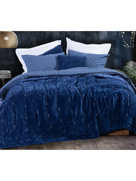 Nef-Nef Κουβερτοπάπλωμα Υπέρδιπλο 220x240 Nau Coast True Navy