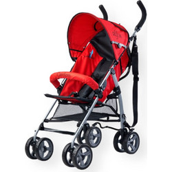 Caretero Alfa Καρότσι Μωρού Μπαστούνι Red