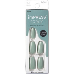 KiSS imPRESS Going Green Coffin Tips Νυχιών 30τμχ