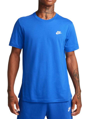 Nike Sportswear Club Ανδρικό Αθλητικό T-Shirt Royal Blue AR4997-480