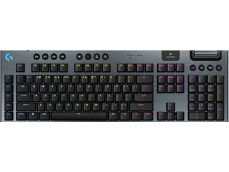 Logitech G915 X Lightspeed Ασύρματο Μηχανικό Gaming Πληκτρολόγιο με GL Tactile Διακόπτες RGB Black