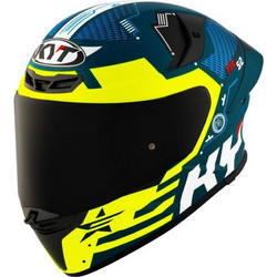KYT TT-Revo Fuselage Blue Yellow Κράνος Μηχανής Full Face 1500gr