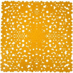 Rainbow Fiore PVC Επιφάνεια Στεγνώματος Πιάτων Σιλικόνης Πορτοκαλί