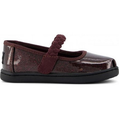 Toms Παιδικές Μπαλαρίνες Λουστρίνι Ανατομικές με Λάστιχο Μπορντό 10021202