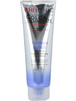 Chi Color Illuminate Platinum Blonde Conditioner για Προστασία Χρώματος για Βαμμένα Mαλλιά 251ml