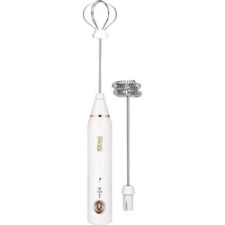 Dsp KA3095 White Φραπεδιέρα Χειρός Μπαταρίας 2W με 3 Ταχύτητες