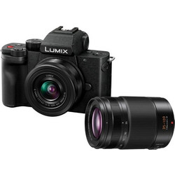 Panasonic Lumix DC-G100D Mirrorless Φωτογραφική Μηχανή Crop Frame 12-32mm 45-150mm