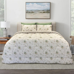 Lino Home Πάπλωμα Υπέρδιπλο 220x240 Rosalie Green