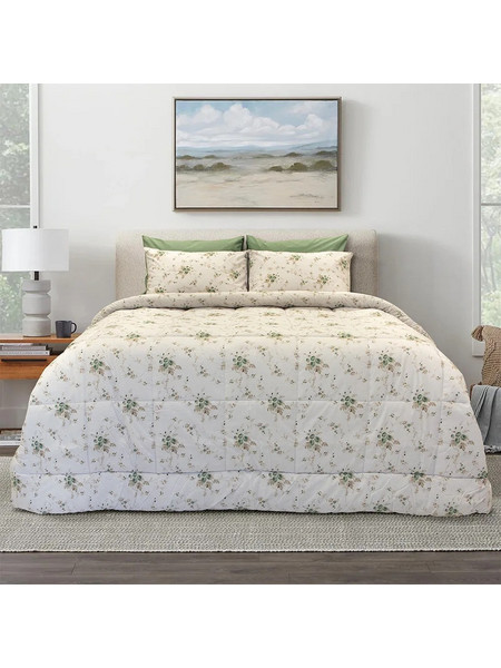 Lino Home Πάπλωμα Υπέρδιπλο 220x240 Rosalie Green