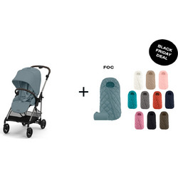 Cybex Melio Καρότσι Μωρού Stormy Blue Taupe Frame