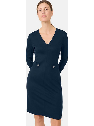 Gerry Weber Mini Καθημερινό Φόρεμα Μεταξωτό Πετρόλ 480025-31218