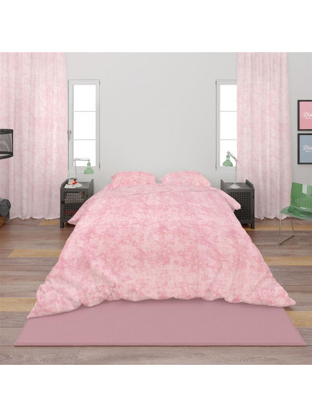 Dimcol Σετ Σεντόνια King Size Βαμβακερά 240x270 Shadow 617 Pink