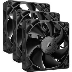 Corsair iCUE Link RX120 Max Case Fan 120mm με Σύνδεση 4-Pin PWM 3τμχ Black