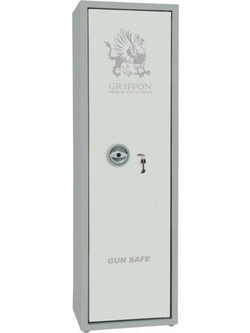 Griffon Safes GE.420.K.L Οπλοκιβώτιο Ατσάλινο 4 Θέσεων 37x42x141.2cm Γκρι