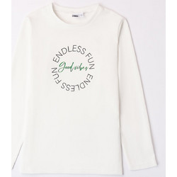 iDo Παιδικό T-Shirt Μακρυμάνικο Λευκό 4A328-G0-0112