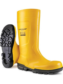 Dunlop Work-It Γαλότσες Ασφαλείας Κνήμης Κίτρινες WORK-IT