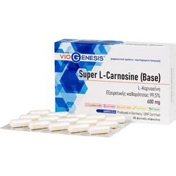 VioGenesis Super L-Carnosine 600mg 30 Κάψουλες