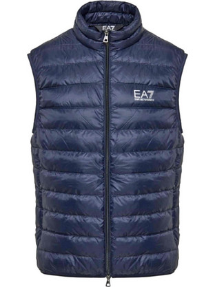 EA7 Αμάνικο Ανδρικό Μπουφάν Puffer Navy Μπλε 8NPQ06PNGPZ1562