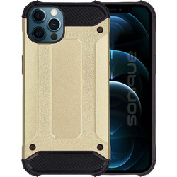 Sonique Heavy Armor Back Cover Gold (iPhone 12 / 12 Pro)