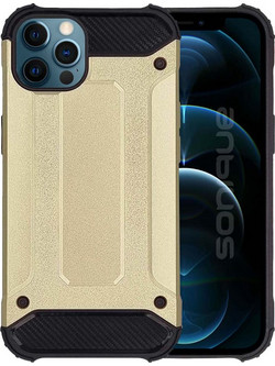 Sonique Heavy Armor Back Cover Gold (iPhone 12 / 12 Pro)
