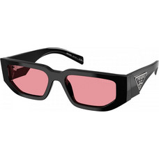 Prada PR09ZS 16K30L Γυναικεία Γυαλιά Ηλίου Ορθογώνια Κοκάλινα Μαύρα με Ροζ Φακό