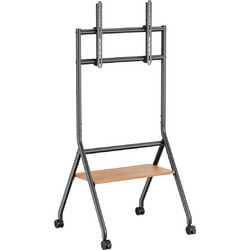Brateck TTF13E-46FW Βάση Τηλεόρασης Δαπέδου Τροχήλατη 37"-86" έως 80kg