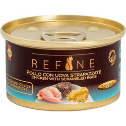 Refine Adult Sterilised with Chicken & Scrambled Eggs in Jelly 85gr
