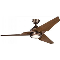 Kichler Jade KLF-JADE-60-BB Ανεμιστήρας Οροφής 152cm με Φως & Τηλεχειριστήριο Καφέ