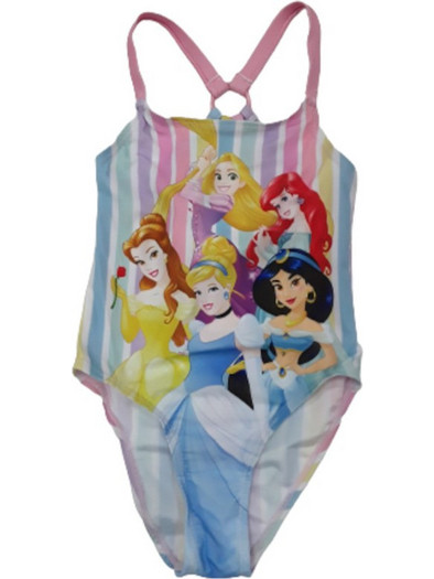 E Plus M Disney Princess Παιδικό Μαγιό Ολόσωμο για Κορίτσι Γαλάζιο Ροζ 5904009050507