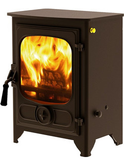 Charnwood Country 4 Brown Ατσάλινη Ξυλόσομπα Αερόθερμη 4kW